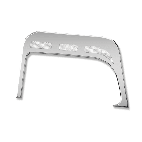 Freightliner Window Chops Mesh Screen, Long Drop, Brushing/Paintable. Set For Classic and FLD-120