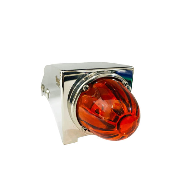 Base Light 1 Watermelon For Fuel Tank Dark Amber Glass. Set - Image 3