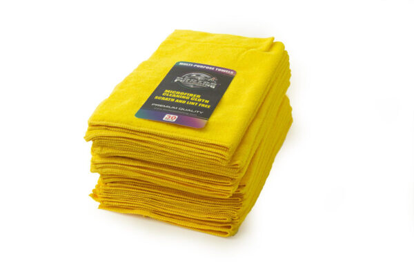 Microfiber Detail <br> Towel Yellow