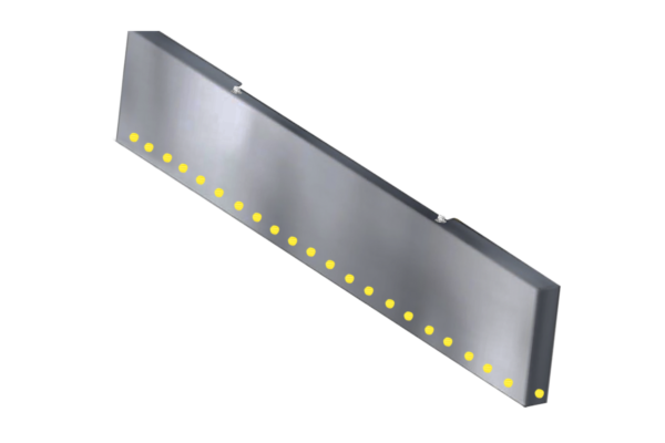 Peterbilt 379, Bumper 95  length inches x 18-20-22 width inches degree corner (Box End) with tire protection - Image 6