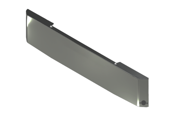 Peterbilt 388, 389, Bumper 95 length inches x 18-20-22 width inches degree corner Mitered End with tire protection - Image 7