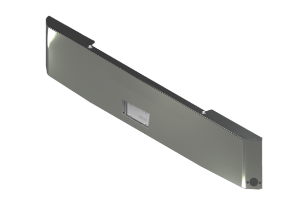 Peterbilt 388, 389, Bumper 95 length inches x 18-20-22 width inches degree corner Mitered End with tire protection - Image 8