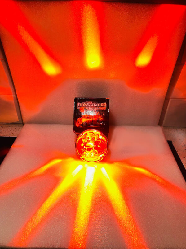 Waterproof Watermelon Red Glass, Bulb With Red High And Low