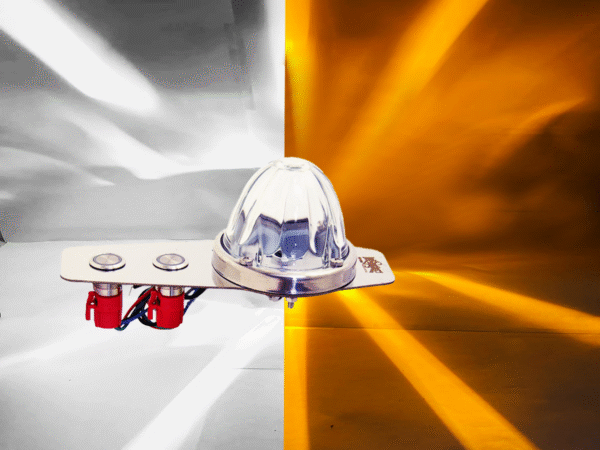 Kit Base For Peterbilt Cabin Interior 579 Light Amber - White (Pair)
