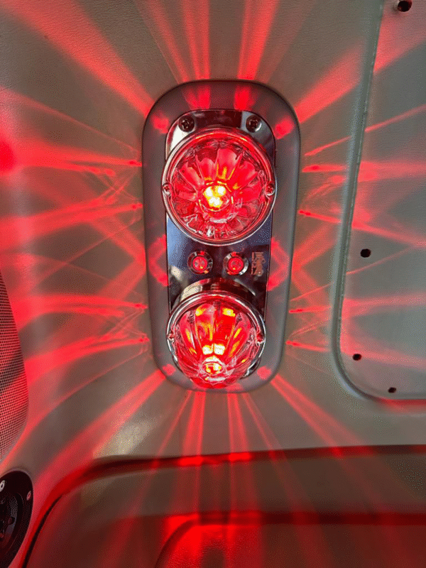 Kit Waterproof Watermelon Base For Peterbilt Cab + 2004 Light White - Red - Image 4